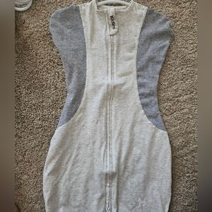 Light Gray Cotton Blend Top